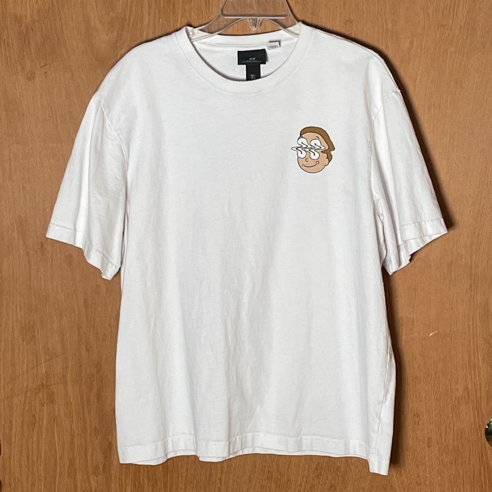 Rick & Morty T-Shirt, Trippy Design by H&M in Large
